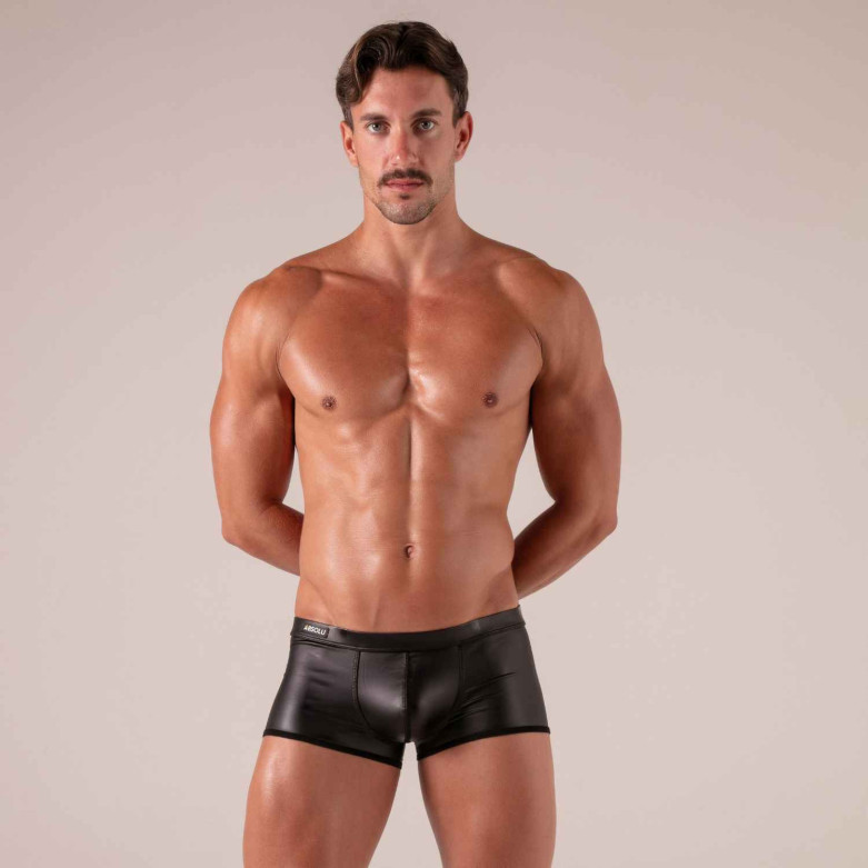 Boxer Master - Boxer Sexy Homme en Imitation Cuir | Absolu Male
