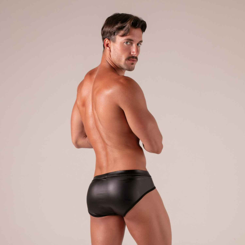 Slip Faux Cuir Homme - Slip Master Sexy et Elégant | Absolu Male
