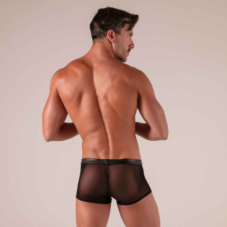 Rebel Zipped Trunks with a view on his bottom