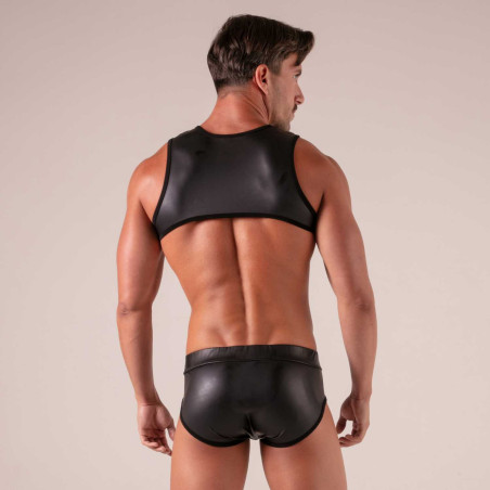 Slip Bondage Homme – Slip Cuir Sexy & Lacé | Absolu Male