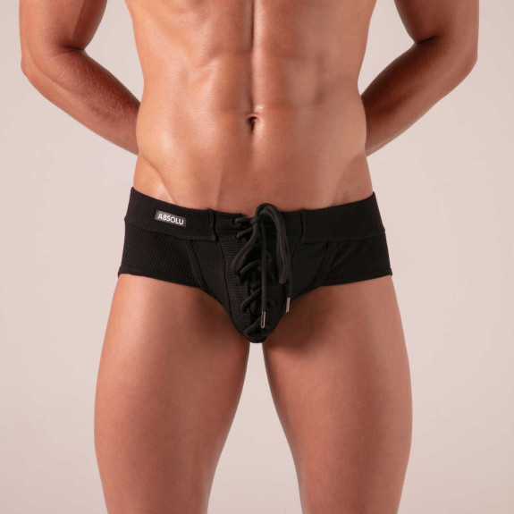 Slip Tissu Sexy - Slip Lacé Coton Côtelé & Erotique | Absolu Male